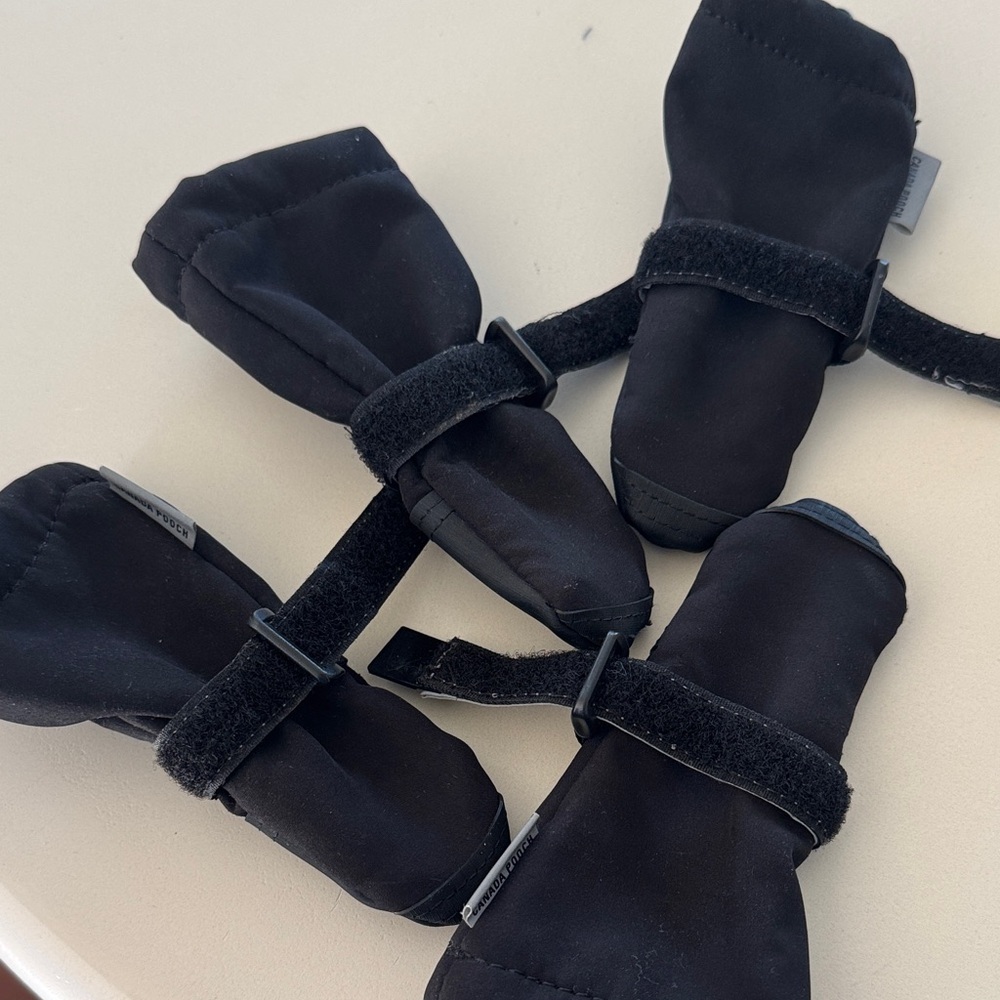 Canada Pooch Black Dog Paw Protectors - Picture 2 of 2